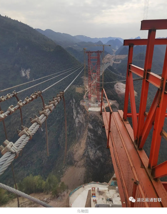 鶴峰溇水河上，峽谷中橋上建“橋”，配合完成宜來高速高難度架橋建設(shè)！